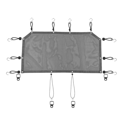 OMNHGD Auto-Frontdach-Sonnenschutzabdeckung Anti-Sonnenschutz Isoliertes Mesh-Netz Für Ford Für Bronco 2021 2022-2025 Innenteile(Titanium) von OMNHGD