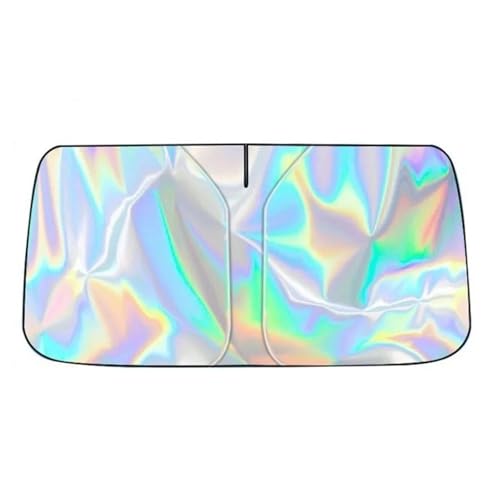 OMNHGD Auto Frontscheibe Sonnenschutz Abdeckung Sonnenschutz Windschutzscheibe Visier Windschutzscheibe Falten Auto Schutz Vorhang Zubehör Innenteile(L) von OMNHGD