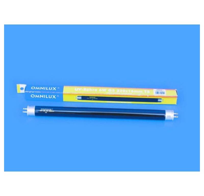 OMNILUX UVC-Leuchtmittel UV-Röhre 6W G5 T5 5000h 220x16mm von OMNILUX