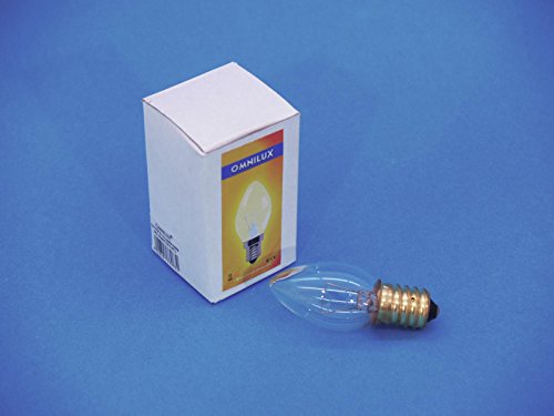 OMNILUX 12V/5W E-14 Kerzenlampe | Speziallampe für 12 V Gleichspannung von OMNILUX