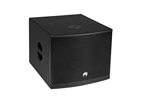 OMNITRONIC MOLLY-12A Subwoofer aktiv schwarz | Aktiver 12"-Subwoofer mit DSP und Bluetooth von OMNITRONIC