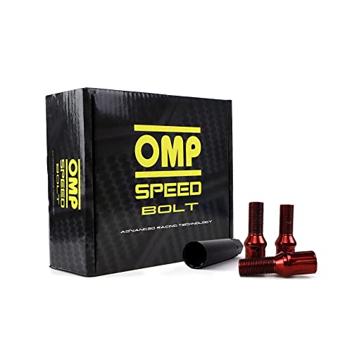 OMP Set mit 20 Schrauben DIN 10,9 Schlüssel 17/19 L: 27 mm, M12 x 1,25, Rot von OMP