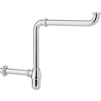 Raumspar-Siphon Messing verchromt - DN32 (1 1/4'') von OMP