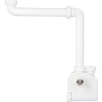 Waschtisch Flach-Raumsparsiphon mit Reinigungsöffnung, für Möbelunterbau - DN32 (1 1/4'') x Ø32 mm von OMP