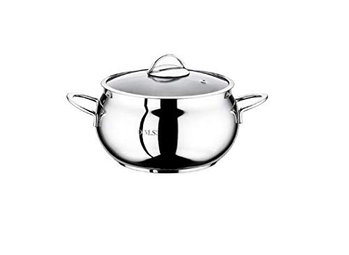 OMS Kochtopf (Set) Edelstahl suppentopf, Universaltopf, 18/10 Induktion 3,3L (18) von OMS Colletion