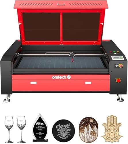 OMTech 130W CO2 Laser Graviermaschine Lasergravierer 900 x 1300 mm Laserschneider 35 x 50 Zoll Industrielle Gravurmaschine mit Autofokus, Luftunterstützung, digitalem Bedienfeld RDWorks OMTech 130W CO2 Laser Graviermaschine Lasergravierer 900 x 1300 mm Laserschneider 35 x 50 Zoll Industrielle Gravurmaschine mit Autofokus, Luftunterstützung, digitalem Bedienfeld RDWorks von OMTech