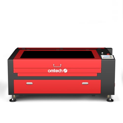 OMTech CO2 Laser 100W Graviermaschine Lasergravierer 1000x600 mm Laserschneider 40 x 24 Zoll Lasergravur Maschine Laser Cutter Laser Engraver Graviergerät Autofokus von OMTech