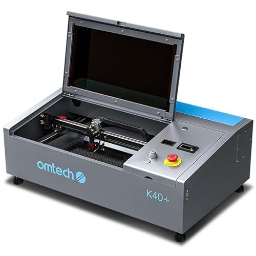 OMTech K40+ CO2 Lasergravierer 40W 200x300mm 220V Lasergraviermaschine Kompatibel mit LightBurn Justierbarer Laserkopf Air Assist für Holz Glas OMTech K40+ CO2 Lasergravierer 40W 200x300mm 220V Lasergraviermaschine Kompatibel mit LightBurn Justierbarer Laserkopf Air Assist für Holz Glas von OMTech