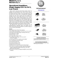 ON Semiconductor MC33174DR2G Linear IC - Operationsverstärker SOIC-14 Tape on Full reel von ON Semiconductor