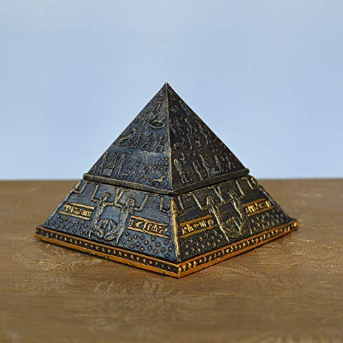 ONDIAN CHUNCIN - Ägypten Pyramiden Schmuck Statue Dekoration Archäologisches Modell Ornament Alte ägyptische Reise Souvenir Figur-Skulptur Kunsthandwerk Wohnkultur (Color : C) von ONDIAN