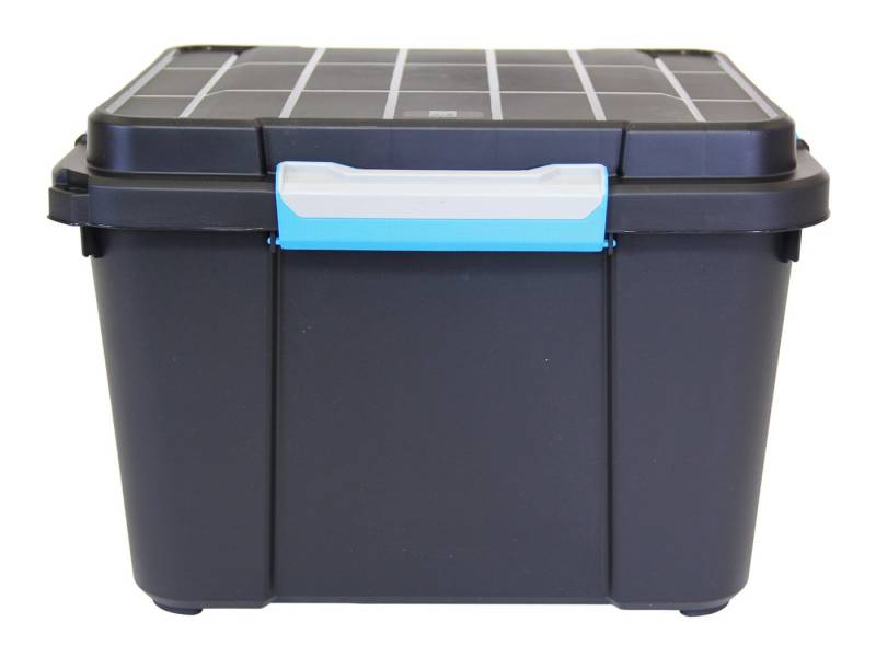 ONDIS24 Aufbewahrungsbox Multifunktionsbox Scuba Transportkiste Outdoor Kiste Box abschließbar, rollbar, spritzwassergeschützt von ONDIS24
