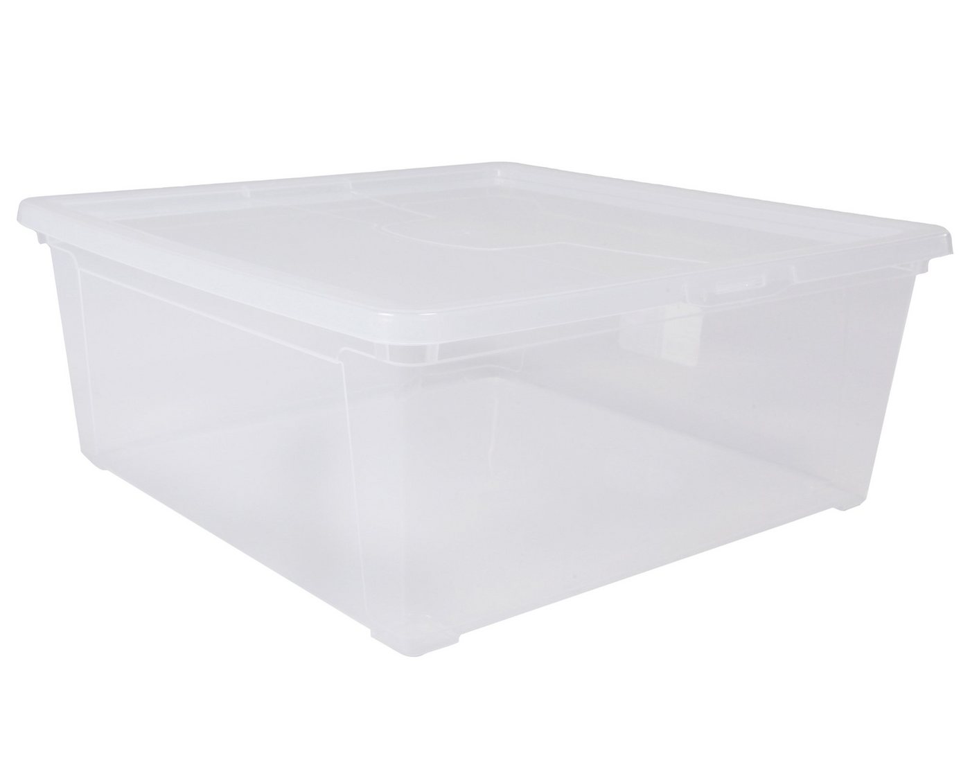 ONDIS24 Aufbewahrungsbox Utensilienbox Schuhbox Aufbewahrungsbox Lagerbox Allzweckbox Easy L transparent von ONDIS24