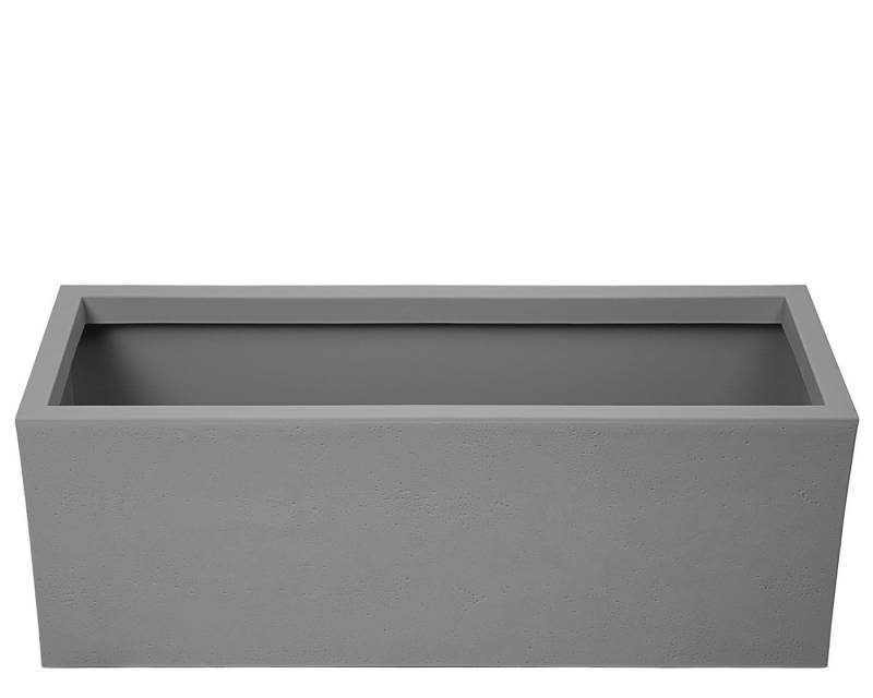 ONDIS24 Blumenkasten Vulkan 57L Gestein/Basalt Optik mit Wasserspeicher Pflanzenkasten, 79.5 x 29.5 x 29.5 (H) cm von ONDIS24