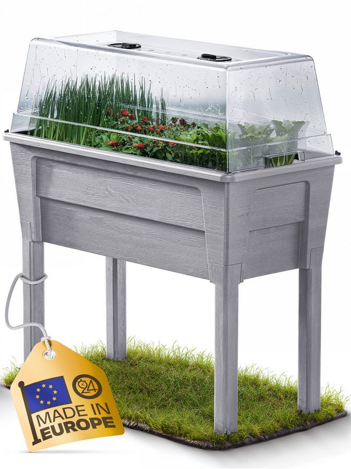 ONDIS24 Hochbeet Blumenkübel Frühbeet Gewächshaus Victoria von ONDIS24