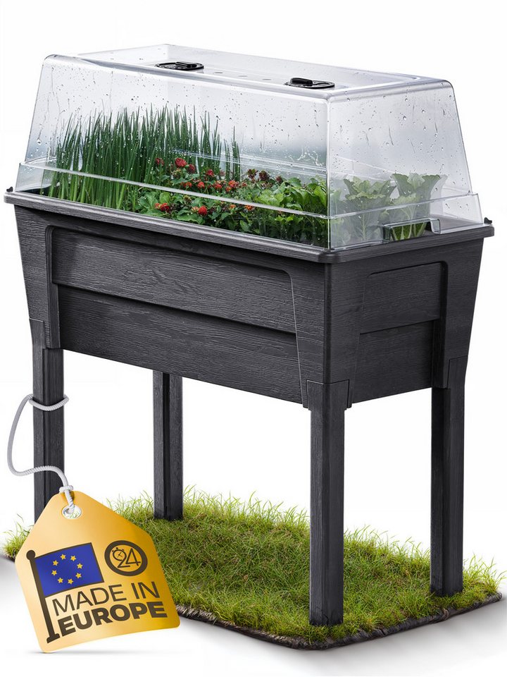 ONDIS24 Hochbeet Blumenkübel Frühbeet Gewächshaus Victoria von ONDIS24