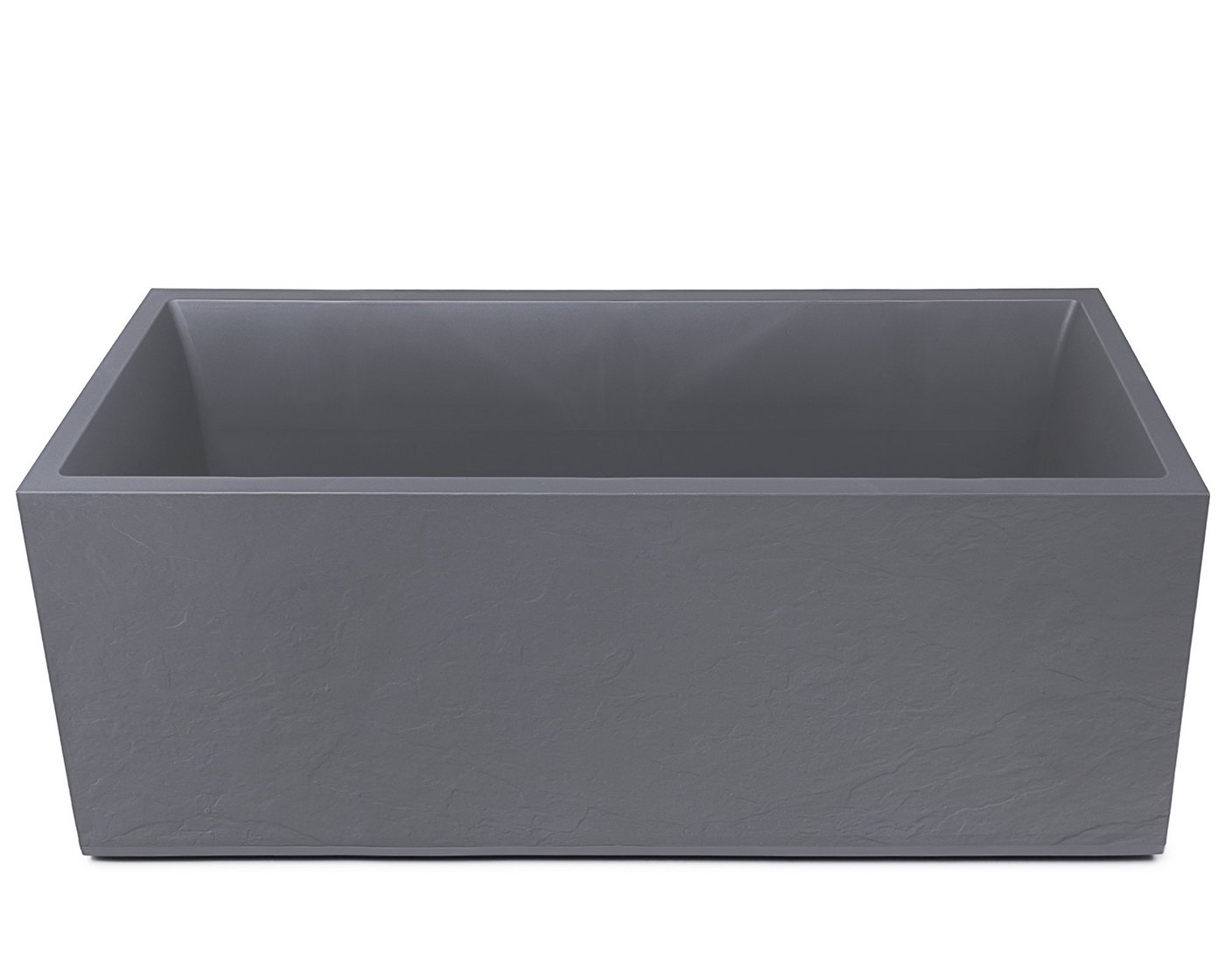 ONDIS24 Pflanzkübel Blumenkübel Blumentopf Vulkan 100cm Vulkan/Basalt Optik, mit Wasserspeicher Pflanzenkasten winterfest, 100 x 40 x 43,5 (H) cm von ONDIS24