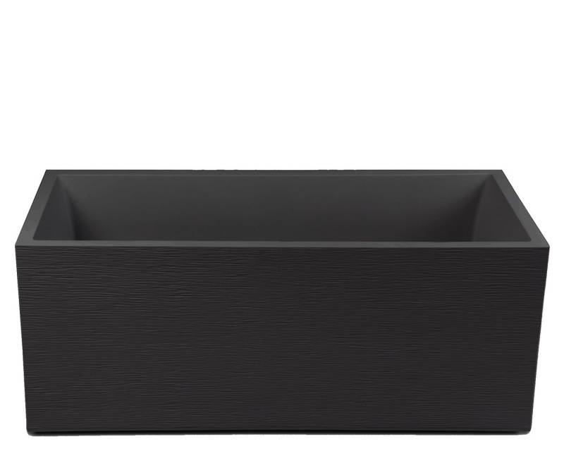 ONDIS24 Pflanzkübel Ondis24 Pflanzkübel Vulkan"Pierre" 100cm graphit, 100x40x40 cm, Volumen ca. 98 L, UV- und witterungsbeständig von ONDIS24