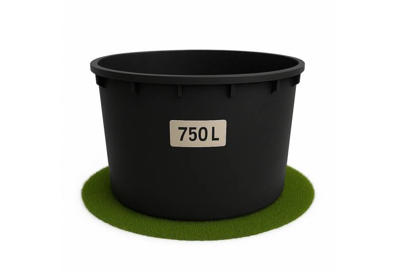 ONDIS24 Regentonne Regenfass XXL Regenwassertank aus schwarzem Kunststoff, 750 l, Robust & UV-Beständig ONDIS24 Regentonne Regenfass XXL Regenwassertank aus schwarzem Kunststoff, 750 l, Robust & UV-Beständig von ONDIS24