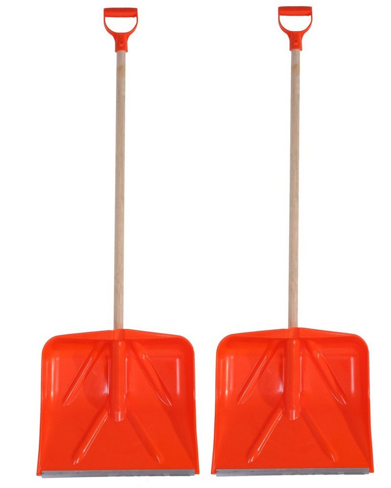ONDIS24 Schaufel Schneeschieber Schneeschaufel ALPIN, orange, (2 St) von ONDIS24