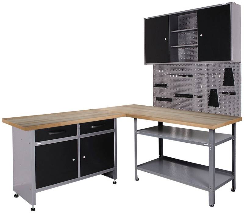 ONDIS24 Werkstatt-Set, (4-tlg), großes Eck-Set von ONDIS24