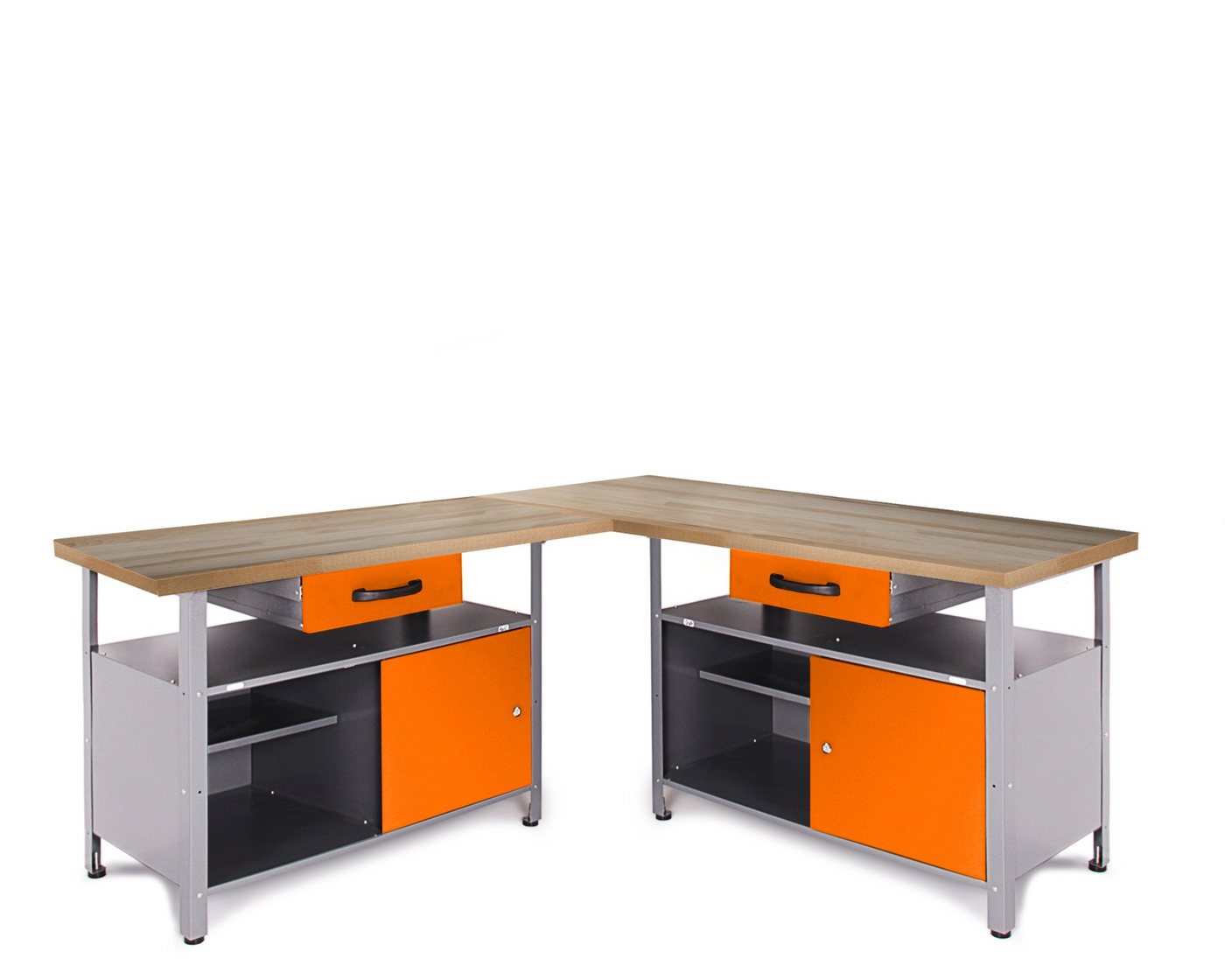 ONDIS24 Werkstatt-Set Ecklösung Simple One Werkbank, höhenverstellbar, abschließbar ONDIS24 Werkstatt-Set Ecklösung Simple One Werkbank, höhenverstellbar, abschließbar von ONDIS24