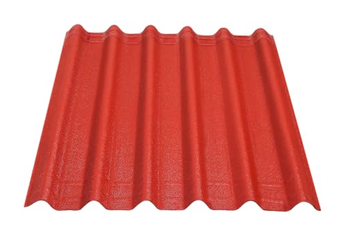 Onduline Easyfix Compact Dachplatte Wandplatte Bitumen Wellplatte 1x0,82m - rot von ONDULINE