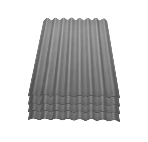 Onduline Easyline Dachplatte Wandplatte Bitumenwellplatten Wellplatte 4x0,76m² - grau Onduline Easyline Dachplatte Wandplatte Bitumenwellplatten Wellplatte 4x0,76m² - grau von ONDULINE