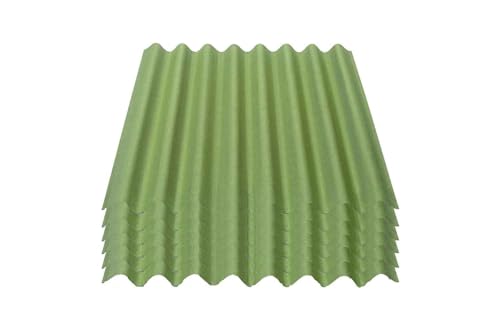Onduline Easyline Dachplatte Wandplatte Bitumenwellplatten Wellplatte 6x0,76m² - grün Onduline Easyline Dachplatte Wandplatte Bitumenwellplatten Wellplatte 6x0,76m² - grün von ONDULINE