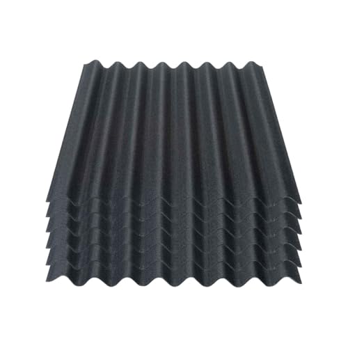 Onduline Easyline Dachplatte Wandplatte Bitumenwellplatten Wellplatte 6x0,76m² - schwarz Onduline Easyline Dachplatte Wandplatte Bitumenwellplatten Wellplatte 6x0,76m² - schwarz von ONDULINE