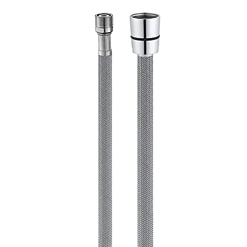 ONECE Wasserhahn Brauseschlauch M15/1 x 1/2 Zoll x 150cm Ersatzbrauseschlauch für Küchenarmaturen&Badarmaturen, Geschirrbrauseschlauch Armatur-Ersatzschlauch, Nylon -Grau von ONECE