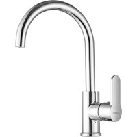 Küchenarmatur mit 360° schwenkbar Auslauf, Wasserhahn Hochdruck Armatur Küche Mischbatterie Einhebelmischer Spültischarmatur, klassisches Design, von ONECE
