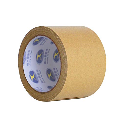 ONECHANCE Kraftpapier Klebeband 25M/roll Multipack Papier-Packband Papier Klebeband Packband braun Color Brown Size 65mm(3 rolls) von ONECHANCE