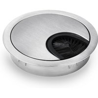 Kabeldurchführung 2er-Set 60 mm Metall Borstendichtung - Oneconcept von ONECONCEPT