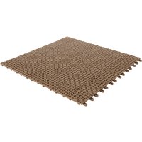 Onek - 4 x Flexible Kunststofffliesen 55,5 x 55,5cm für den Außenbereich, Cappuccino, von Ezooza von ONEK