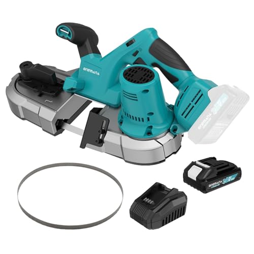 ONEMANA 2.5 Inch Akku-Bandsäge (Battery Included) von ONEMANA