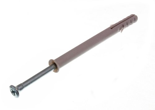 6 x Nylon-Hammer im Rahmen Befestigungen für Mauerwerk, Dübel und Schraube M6 x 120 mm von ONESTOPDIY.COM
