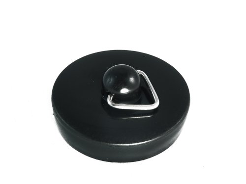 Waschbeckenstöpsel / Stöpsel für Waschbecken, Kunststoff, 38 mm, Schwarz, 12 Stück von ONESTOPDIY.COM