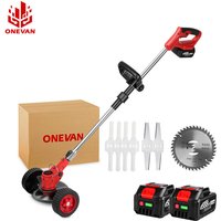 Onevan - 2500W 20000RPM Akku-Rasentrimmer Elektro-Rasenmäher Einstellbare faltbare Garten-Elektrowerkzeuge für Makita18V-Batterie von ONEVAN