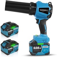 3000 W kabelloser Turbo-Ventilator, bürstenlos – Laub- / Schneefräse, 330.000 U/min mit 2 x 928Vf Battery 3000 W kabelloser Turbo-Ventilator, bürstenlos – Laub- / Schneefräse, 330.000 U/min mit 2 x 928Vf Battery von ONEVAN