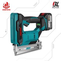 Onevan - Brushless elektrische Nagelpistole 2-Gang wiederaufladbar F30G Nailer Nailer Lithium-Ionen-Akku Elektrowerkzeuge für Makita 18V Akku (mit von ONEVAN