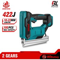 Onevan - Bürstenlose Elektrische Nagel Pistole 2Gears Cordless 1022J Hefter Nagler Lithium-Batterie Power Tool Für Makita 18V Batterie von ONEVAN