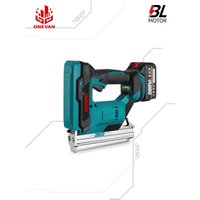 Onevan - Bürstenloser Elektro-Nagler Twin Gear Cordless 1022J Nagler Nailer Lithium Akku Power Tool für Makita 18V Akku (mit zwei Batterien) von ONEVAN