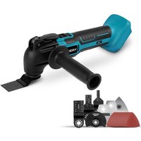 Multifunktionswerkzeuge Akku-Multi-Tool Oszillierende für 18V Makita Batterie - mit 22 Zubehör Batterien (nicht enthalten) von ONEVAN