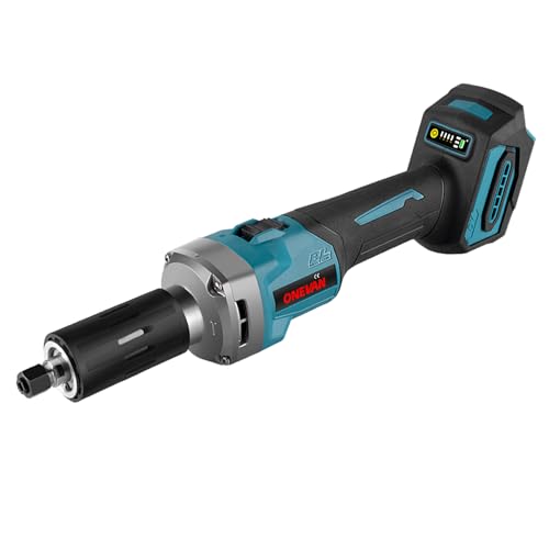 ONEVAN Multifunktionswerkzeug Akku Rotationswerkzeug, 35,000RPM Drehmelwerkzeug Multitool Elektrisch Werkzeug Rotary Tool für Gravieren, Schleifen, Polieren, Bohren (mit 2 Akkus) von ONEVAN