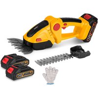 2 in 1 20000RPM Handheld Elektrische Heckenschere Garten Werkzeug 24V Cordless Wiederaufladbare Haushalt Strauch Jäten Beschneiden rasenmäher von ONEVAN