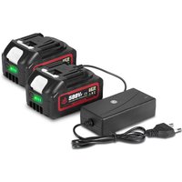 Onevan - 2 × 18V wiederaufladbarer 588VF Lithium-Ionen-Akku Li-Ionen-Akku mit Batterieanzeige für Elektrowerkzeuge von ONEVAN