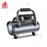 Onevan - Tragbarer kompakter Luftkompressor, 1/2 ps, 0,7 scfm, ölfrei, 1 Gallone, hohe Kapazität, 68 dB, geräuscharm, für 18-V-Makita-Akku von ONEVAN