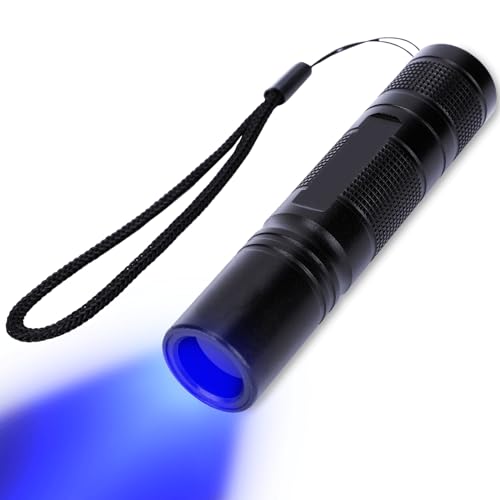 UV-Taschenlampe, ONEVER Tragbare wiederaufladbare 365 nm UV-Lampe LED U-V LED-Taschenlampe/Schwarzlicht-LED-Taschenlampe für Haustier-Urin- und Fleckendetektor und andere Haustiere von ONEVER