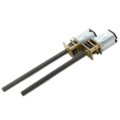 1 x GA12-N20 Verzögerungsmotor mit großem Mikro-Getriebe, 3 V, 6 V, 12 V, niedriger Geschwindigkeit, M4 x 55 mm, längere Schraube (60 U/min, 6 V) von ONGCPQPEO