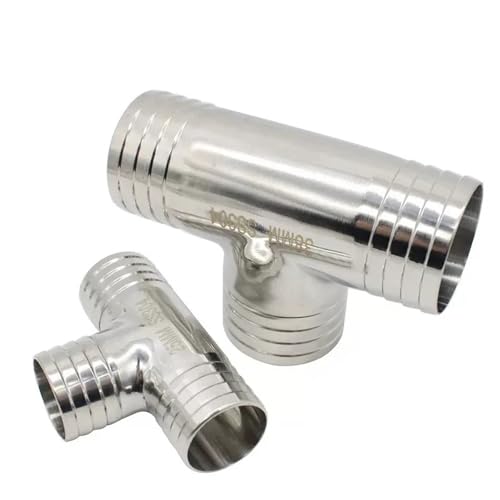 12,7 14 16 19 25 32 38 45 51mm Schlauch Barb Schwanz 304 Edelstahl Rohr Fitting T 3 möglichkeiten Stecker Splitter Homebrew(25mm) von ONGCPQPEO